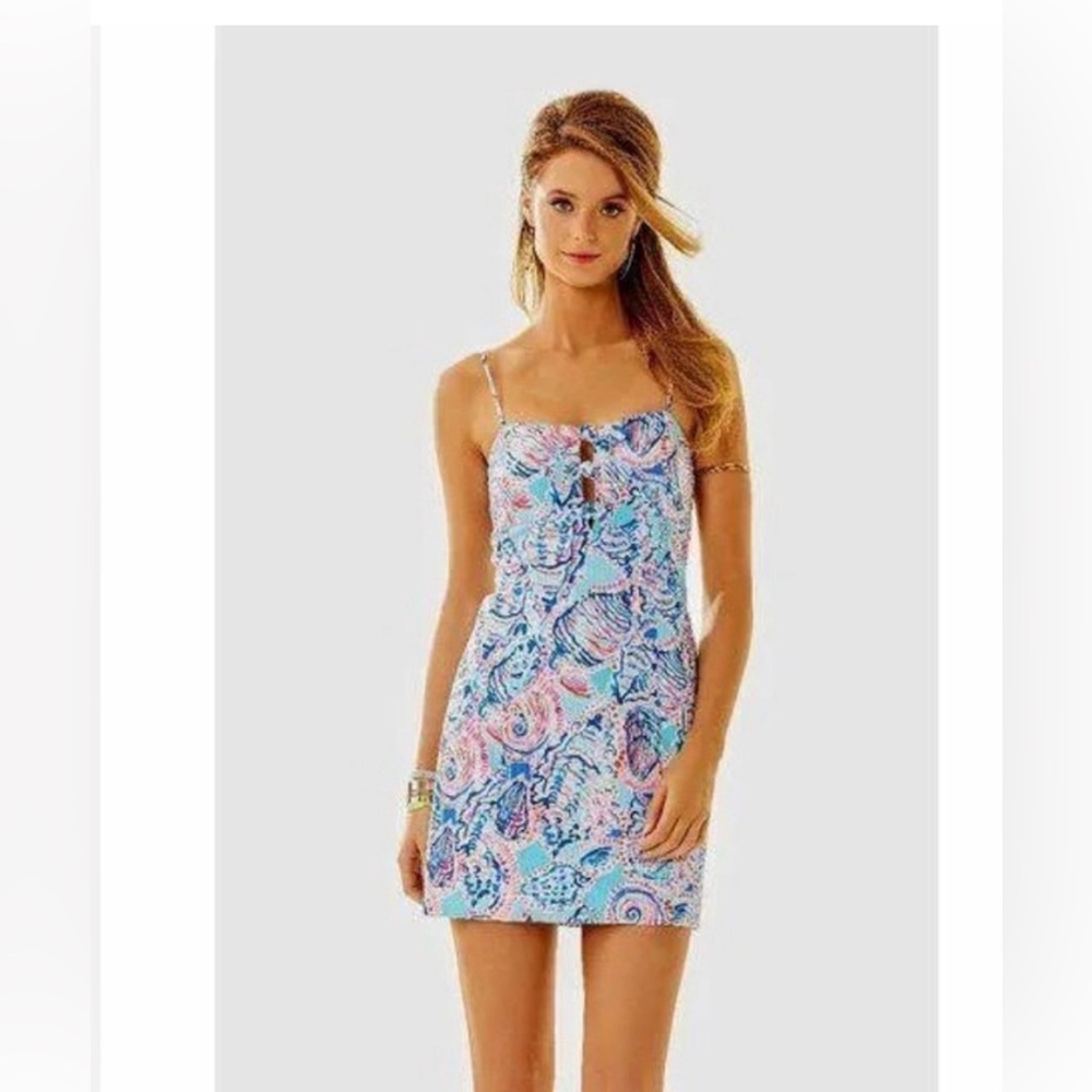 Lilly Pulitzer Seashell cutout dress size 4